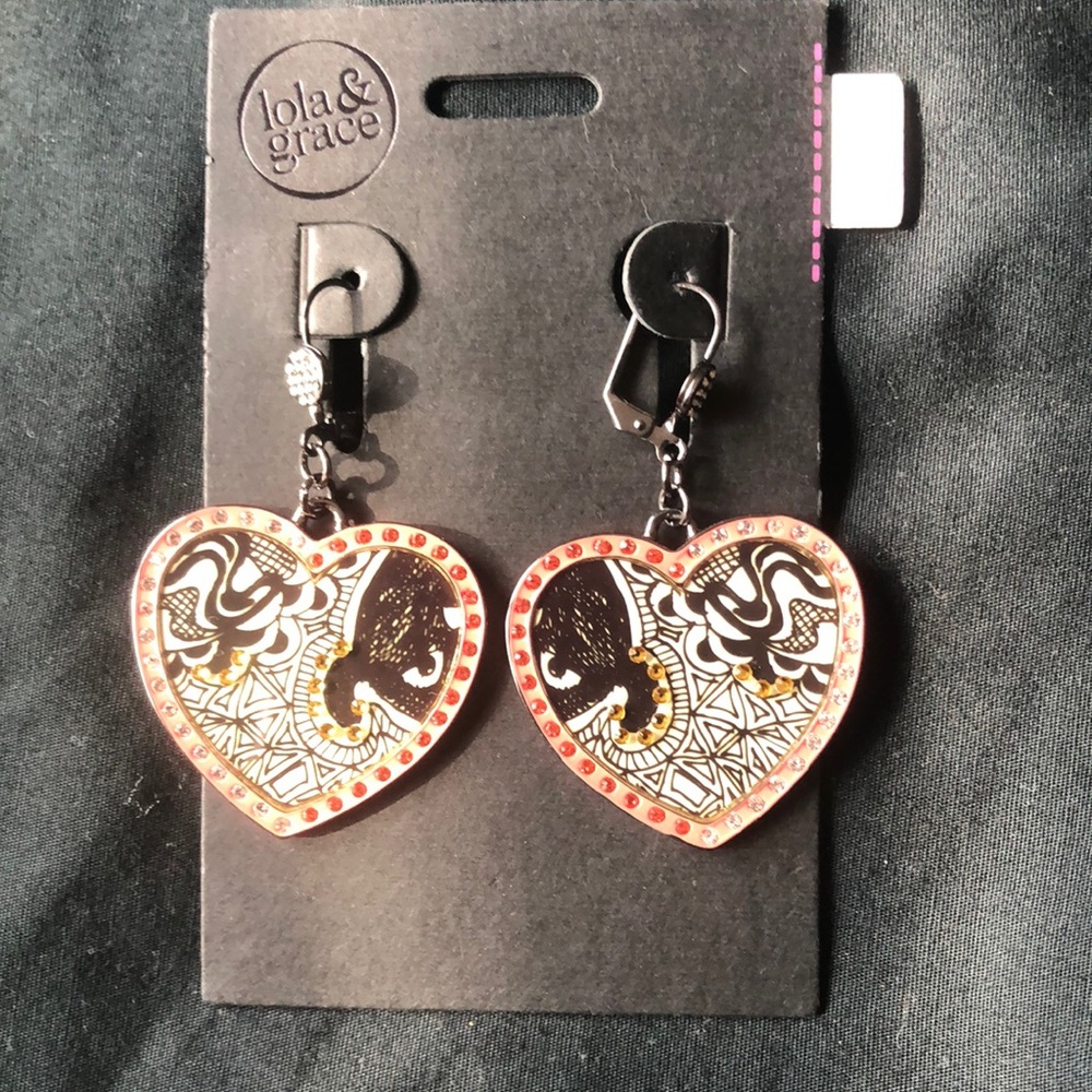 Heart earrings